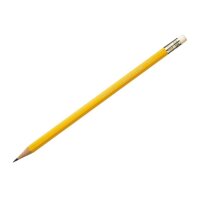 CARAN DACHE Crayon HB 351.272 jaune, avec gomme