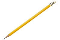 CARAN DACHE Crayon HB 351.272 jaune, avec gomme