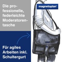 magnetoplan Sacoche de présentation Messenger,...