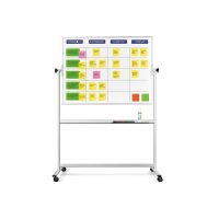 MAGNETOPLAN SCRUM Board 1200x900mm 1240499 Standard mobil...