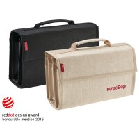 transotype Portefeuille senseBag pour 72 crayons, noir