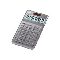 CASIO Tischrechner JW-200SC-GY-S 12-stellig grau