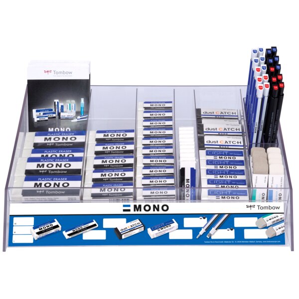 Tombow Radierer "MONO", sortiert, 98er Display