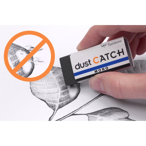 Tombow Gomme en plastique MONO dust CATCH, noir