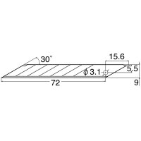 NT Cutter Ersatzklingen BAD-21P, Klingenbreite: 9 mm