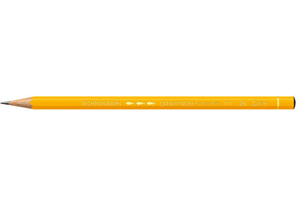 CARAN DACHE Bleistift Technograph 2B 777.252 gelb