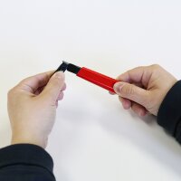 NT Cutter PMGA-EV01, aluminium, rouge / noir