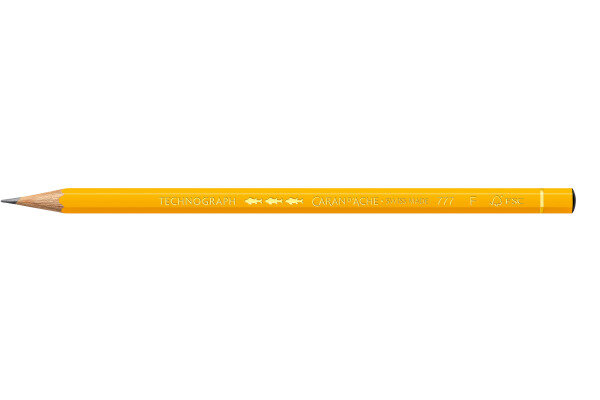 CARAN DACHE Bleistift Technograph F 777.260 gelb