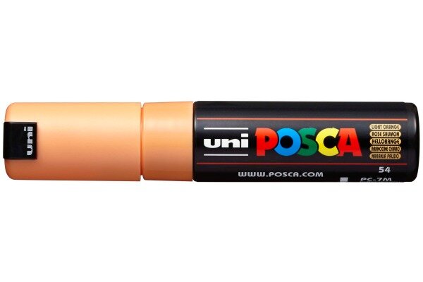 UNI-BALL Posca Marker 4.5-5.5mm PC7MLIGHTORA hellorange, Rundspitze