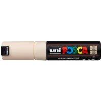 POSCA Marker 8mm PC-8K BEIGE beige, Keilspitze