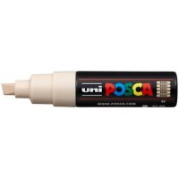 POSCA Marker 8mm PC-8K BEIGE beige, Keilspitze