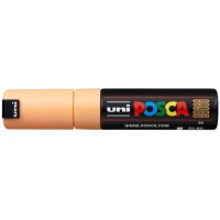 POSCA Marker 8mm PC8KF.L.ORAN fluo hellorange, Keilspitze
