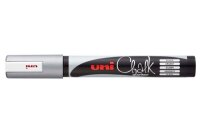 UNI-BALL Chalk Marker 1.8-2.5mm PWE5M SILVER silber,...