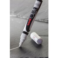 uni-ball Marqueur craie Chalk marker PWE5M, argent