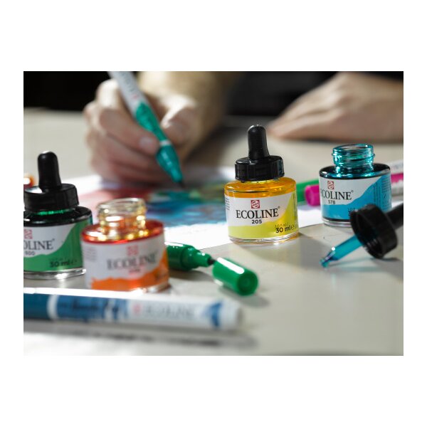 TALENS Couleur opaque Ecoline 30ml 11257181 gris chaud