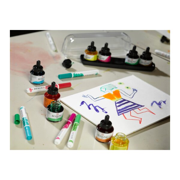 TALENS Couleur opaque Ecoline 30ml 11257281 gris chaud cl