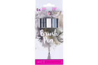 TALENS Ecoline Brush Pen Set 11509937 grey 5 Stück