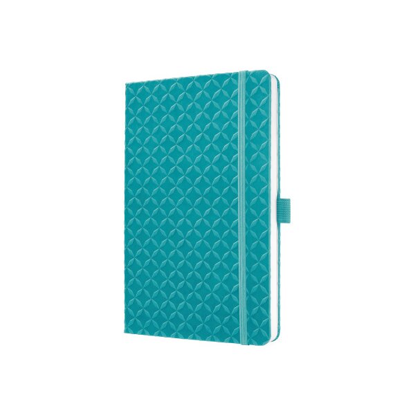JOLIE Carnet HC aqua green JN103 ligné 174 p.,135x203x16mm