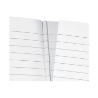 JOLIE Carnet HC aqua green JN103 ligné 174 p.,135x203x16mm