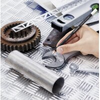 STAEDTLER Marqueur permanent Lumocolor glasochrom, blanc