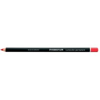 STAEDTLER Trockenmarker Lumocolor permanent glasochrom, rot