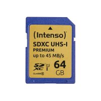 INTENSO SDXC Card PREMIUM 64GB 3421490 UHS-I