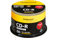 INTENSO CD-R Cake Box 80MIN 700MB 1801125 52x Printable...