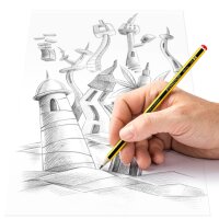 STAEDTLER Bleistift Noris, sechseckig, Härtegrad: B