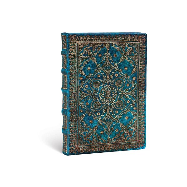 PAPERBLANKS Notizbuch liniert Midi PB3558-9 Equinoxe - Azurblau 120 Blatt