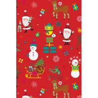 STEWO Papier cadeau Babbo 252173812 0.3x250m rouge