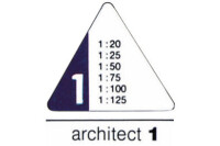 RUMOLD Dreikant-Massstab 150 30cm 150 1 30 Architect 1