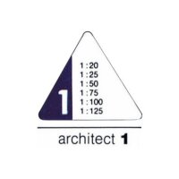 RUMOLD Dreikant-Massstab 150 30cm 150/1/30 Architect 1