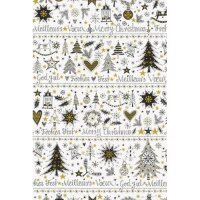 STEWO Geschenkpapier Sanne 2521642370 0.3x250m schwarz