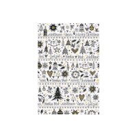 STEWO Geschenkpapier Sanne 2512642399 50x70xcm schwarz