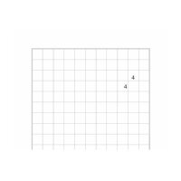 INGOLD-BIWA Schulheft A4 02.0420.445 weiss, 90g 4x4mm...