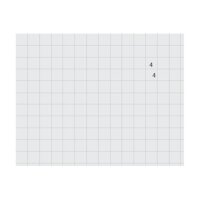 INGOLD-BIWA Schulheft A4 02.9420.44 grau, 80g 4x4mm kar....