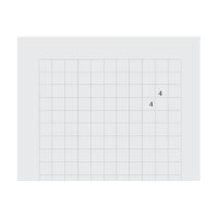 INGOLD-BIWA Schulheft A4 02.9420.55 grau 80g 5x5mm kar....