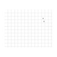 INGOLD-BIWA Carnet A4 02.0420.44 blanc, 90g 4x4mm 25 pcs.