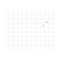 INGOLD-BIWA Carnet A4 02.0420.55 blanc, 90g 5x5mm 25 pcs.