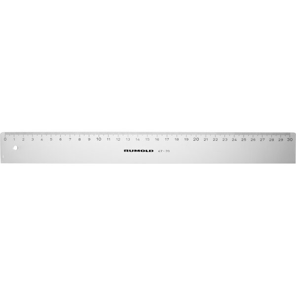 RUMOLD Flachlineal 30cm FL47/30 transparent