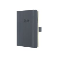 CONCEPTUM Wochenkalender 2026 C2637 1W/2S dunkelgrau...