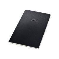 CONCEPTUM Monatskalender 2026 C2684 1M/2S schwarz 21x13.5cm