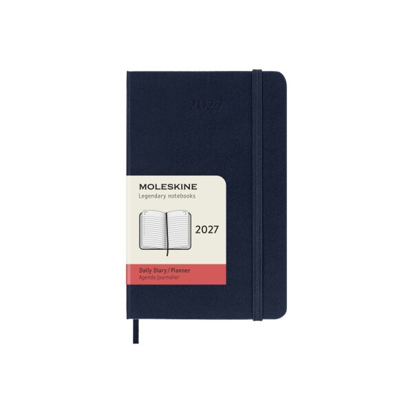 MOLESKINE Agenda Classic Pocket 2027 DHB2012DC2Y27 1J/1P saphir HC 9x14cm