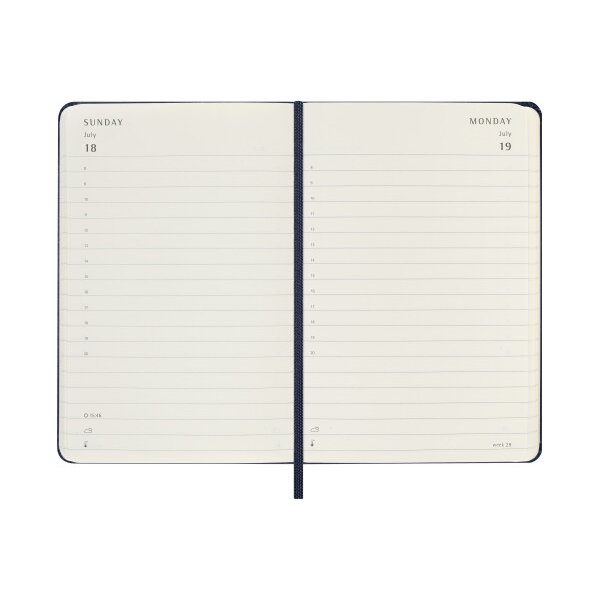 MOLESKINE Agenda Classic Pocket 2027 DHB2012DC2Y27 1J/1P saphir HC 9x14cm