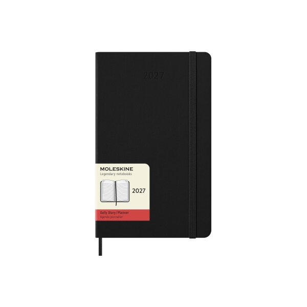 MOLESKINE Agenda Classic Large 2027 DHB12DC3Y27 1J/1P noir HC 13x21cm