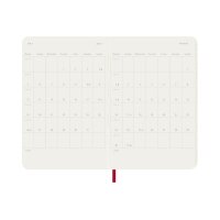 MOLESKINE Agenda Classic Pocket 2027 DSF212DC2Y27 1T/1S scharlachrot SC 9x14cm