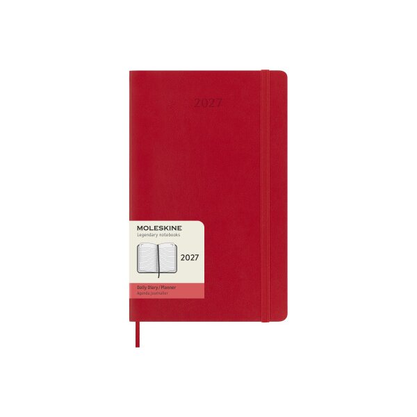 MOLESKINE Agenda Classic Large 2027 DSF212DC3Y27 1T/1S scharlachrot SC 13x21cm