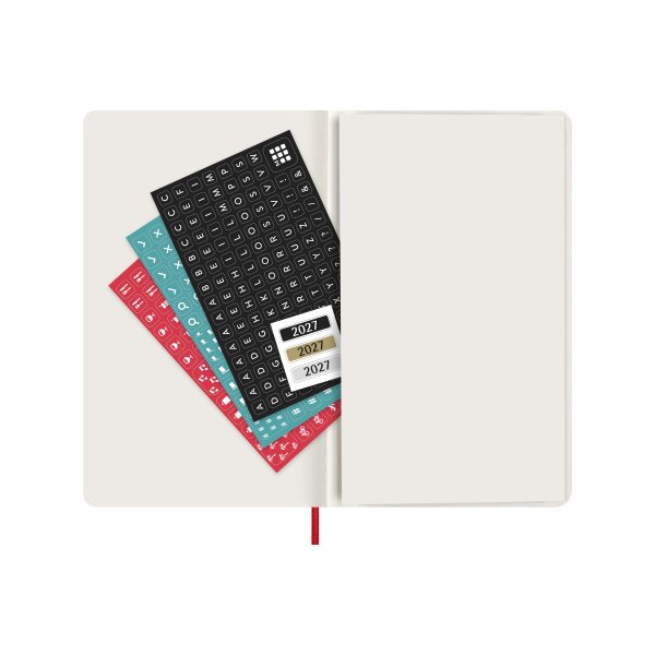 MOLESKINE Agenda Classic Large 2027 DSF212DC3Y27 1T/1S scharlachrot SC 13x21cm