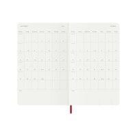 MOLESKINE Agenda Classic Large 2027 DSF212DC3Y27 1T/1S scharlachrot SC 13x21cm