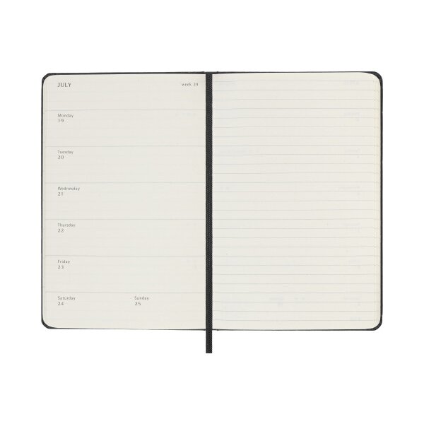 MOLESKINE Agenda Classic Pocket 2027 DHB12WN2Y27 1S/1P noir HC 9x14cm